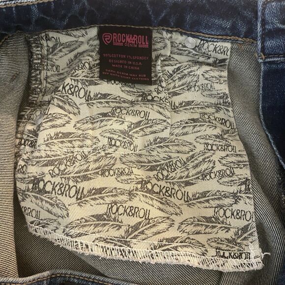 Rock & Roll Denim Women’s High-Rise Bootcut Jeans 30x32 - Picture 9 of 10